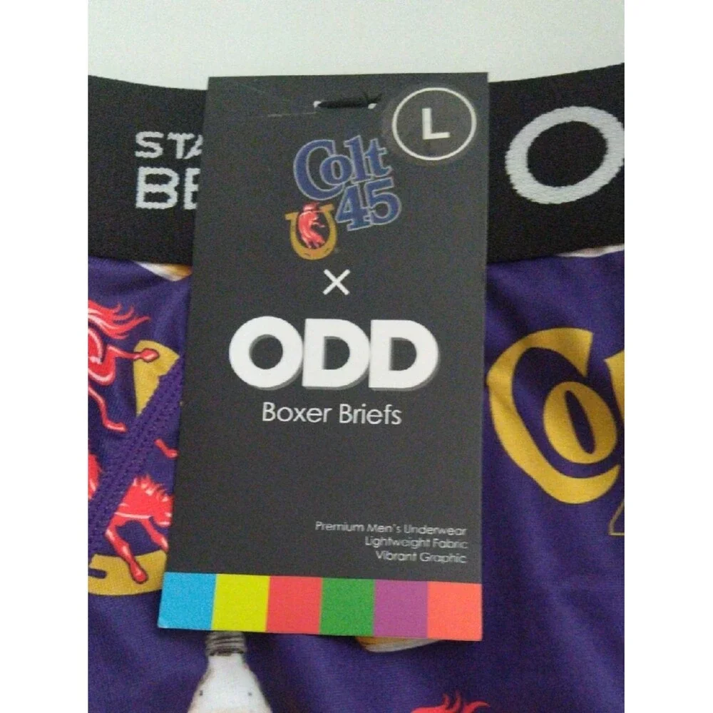 ODD Colt 45 Men's All Over Print  Boxer Briefs Size L New